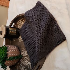 Calvin Klein Neck Warmer.  Approx 13 × 13, dark gray